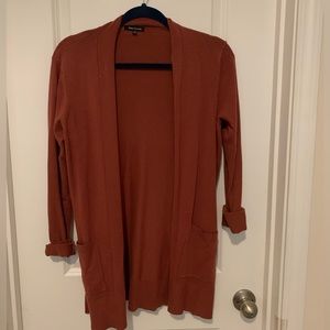 Medium burnt orange cardigan